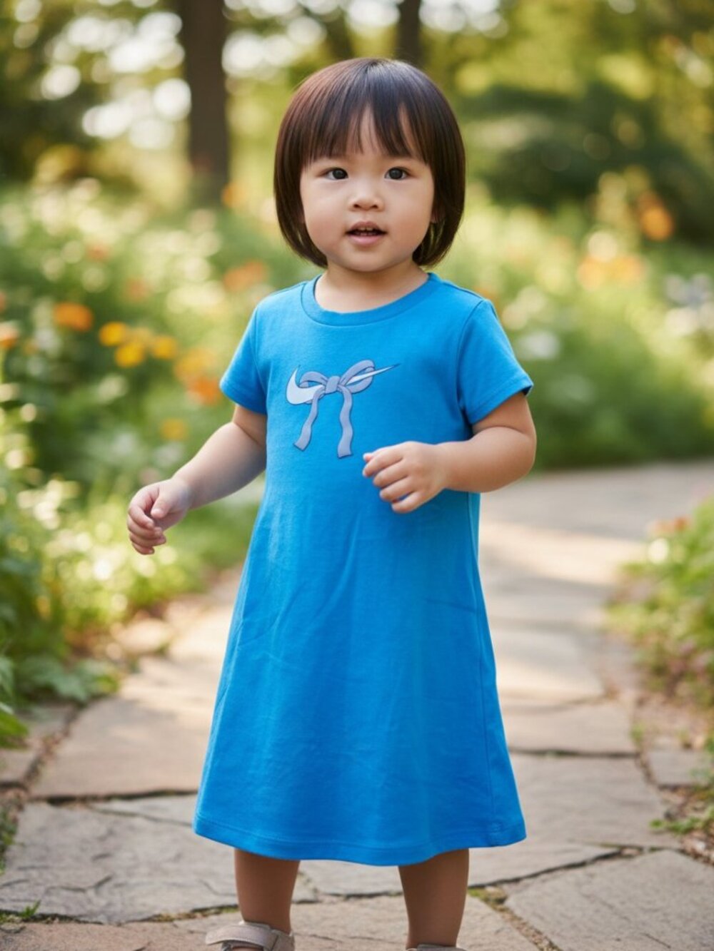 NWT Nike Ribbon Logo Toddler Girls Dress Various Sizes
